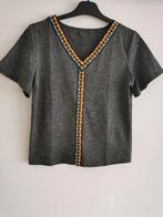 Top met borduursel mt. M, Maat 38/40 (M), Verzenden, Zo goed als nieuw, Korte mouw