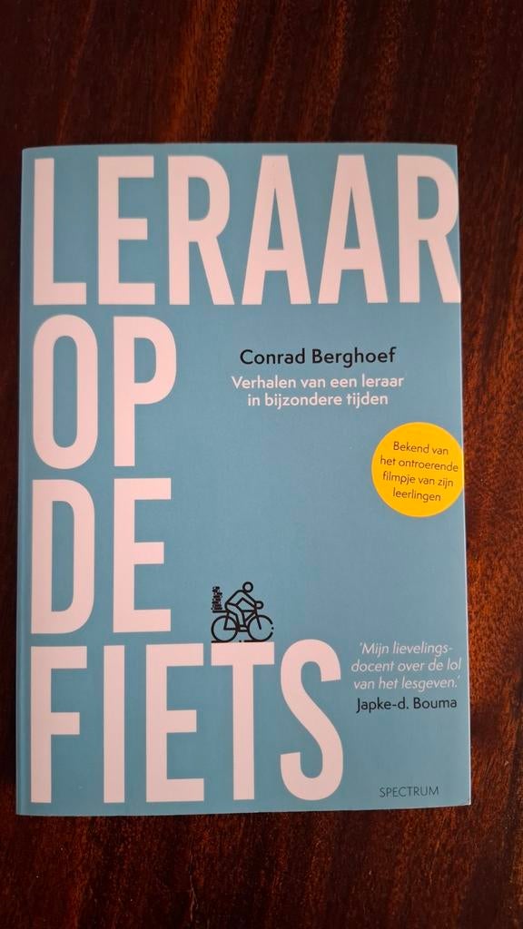 Leraar op de fiets - Conrad Berghoef (Nieuw, ongelezen), Ophalen of Verzenden