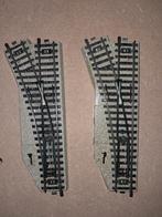 2 handbediende Märklin wissels 5202/5221, Hobby en Vrije tijd, Modeltreinen | H0, Wisselstroom, Gebruikt, Rails, Ophalen of Verzenden
