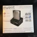 USB 3 Docking Station voor 2.5" en 3.5" SATA Harde schijven, Computers en Software, Dockingstations, Ophalen of Verzenden, Zo goed als nieuw