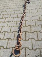 dikke stalen ketting, Ophalen, Gebruikt, Handmatig