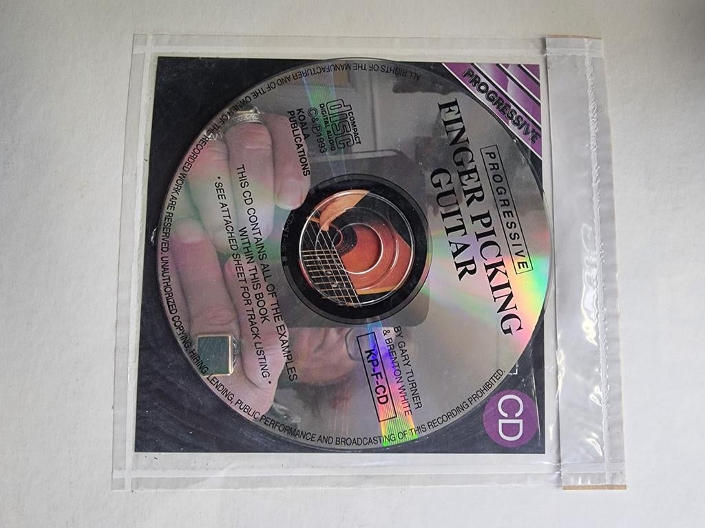 Progressive Fingerpicking Guitar boek met CD, Muziek en Instrumenten, Bladmuziek, Gitaar, Les of Cursus, Ophalen of Verzenden