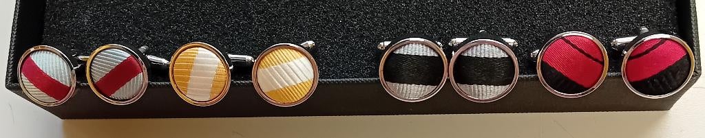 Te Koop: Acht paar metalen manchetknopen, nieuw., Ophalen of Verzenden, Nieuw, Overige materialen