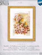 Cado vervaco borduurpakket, kwetterende roodborstjes, Ophalen of Verzenden, Nieuw, Handborduren, Borduurpakket