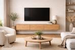 Eiken Tv-meubel - meerdere afmetingen - zwevende tv kasten, 100 tot 150 cm, Eikenhout, Nieuw, Ophalen of Verzenden
