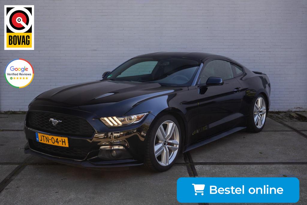 Ford Mustang Fastback 2.3 EcoBoost Stoelventi|Navi|Keyless|S, Auto's, Automaat, Achterwielaandrijving, Gebruikt, Euro 6