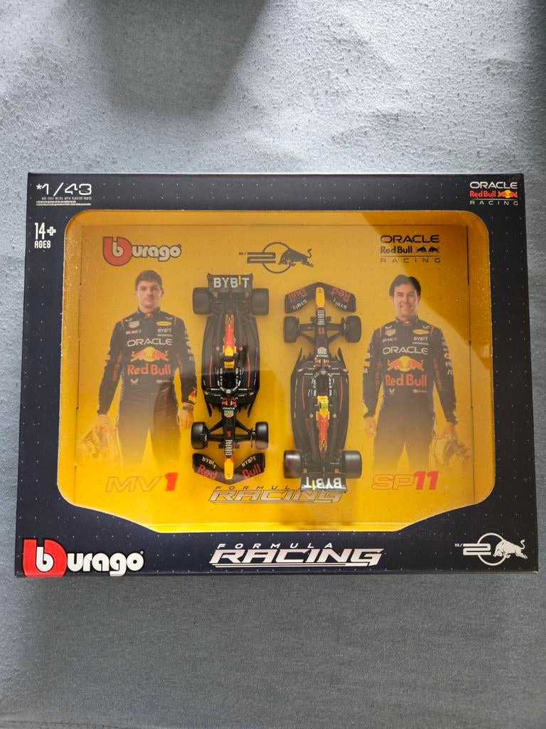 RB20 (1/43) - Verstappen & Pérez, Ophalen of Verzenden, Nieuw, Auto, Overige merken