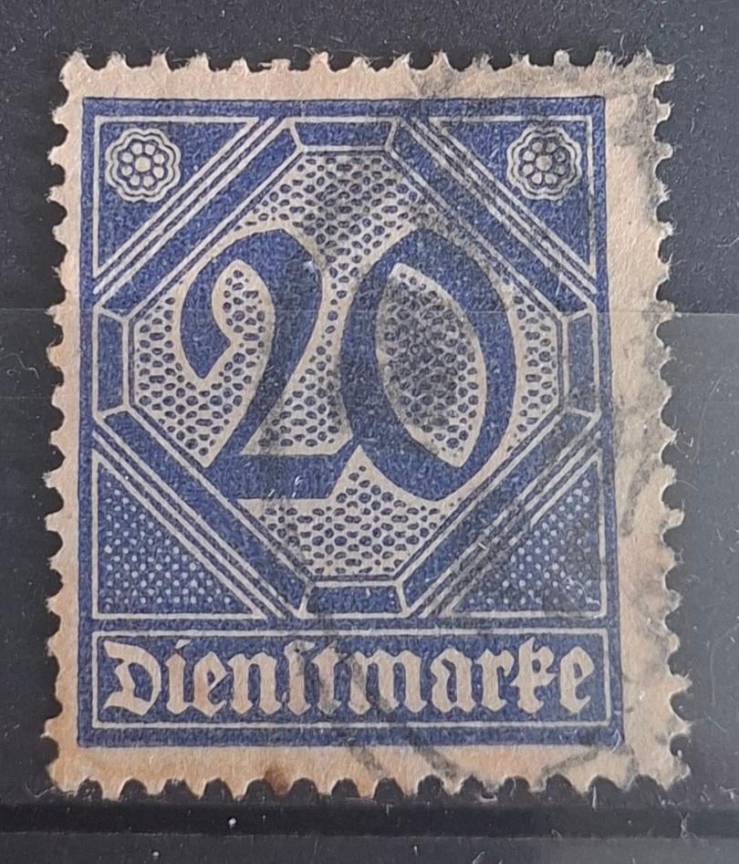 Duitse Rijk Postzegel (B1-P4), Ophalen of Verzenden, Duitse Keizerrijk, Gestempeld