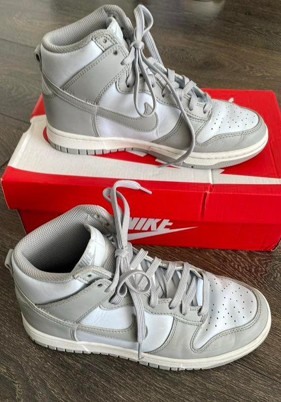 W Nike Dunk High, Nike, Ophalen of Verzenden, Zo goed als nieuw, Wit