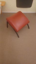 Orgineel Harvink voetenbankje van echt leer, Ophalen, Minder dan 50 cm, 50 tot 75 cm, Leer