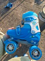 rolschaatsen blauw wit 23 - 29 netjes verstelbaar, Verstelbaar, Kinderen, Ophalen of Verzenden, Zo goed als nieuw