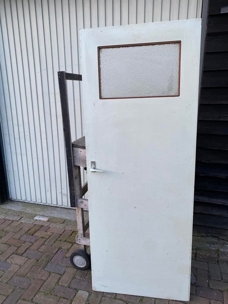 Binnendeur hout, Ophalen, Binnendeur, Zo goed als nieuw, 200 tot 215 cm