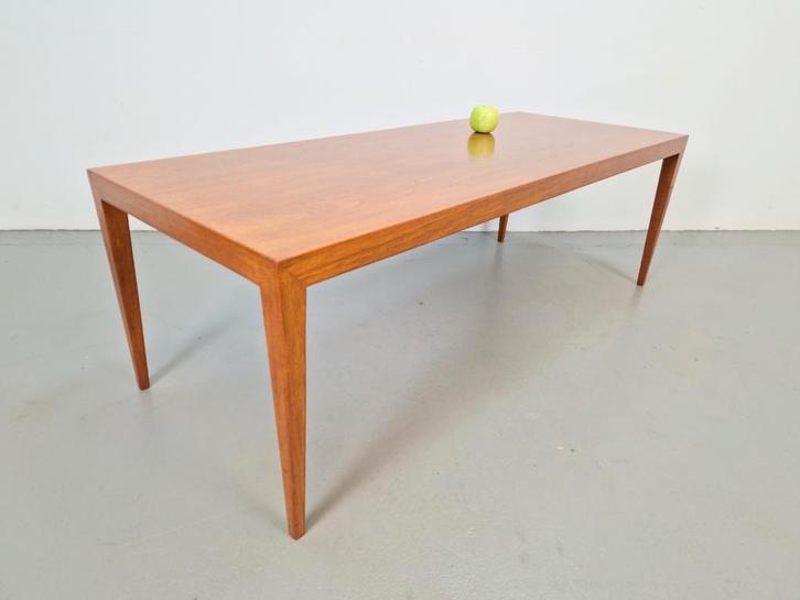 Salontafel teak Severin Hansen Bovenkamp ´50  dutch design, Huis en Inrichting, Tafels | Salontafels, Gebruikt, Minder dan 50 cm