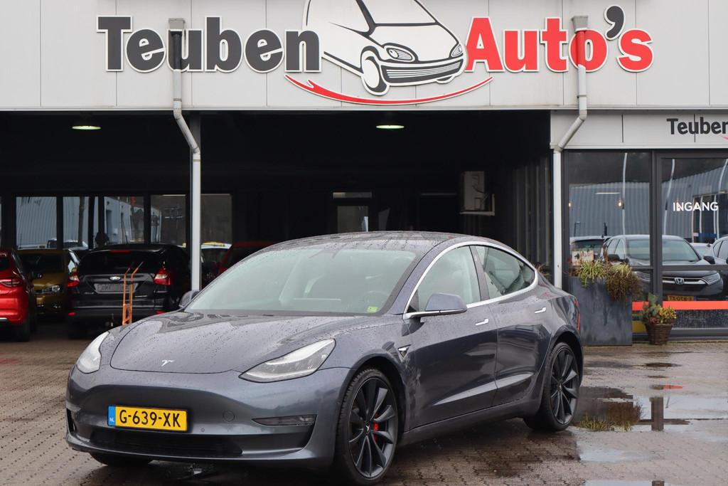 Tesla Model 3 Performance AWD 75 kWh 89,8% SOH Autopilot com, Automaat, Stof, 547 km, 462 pk