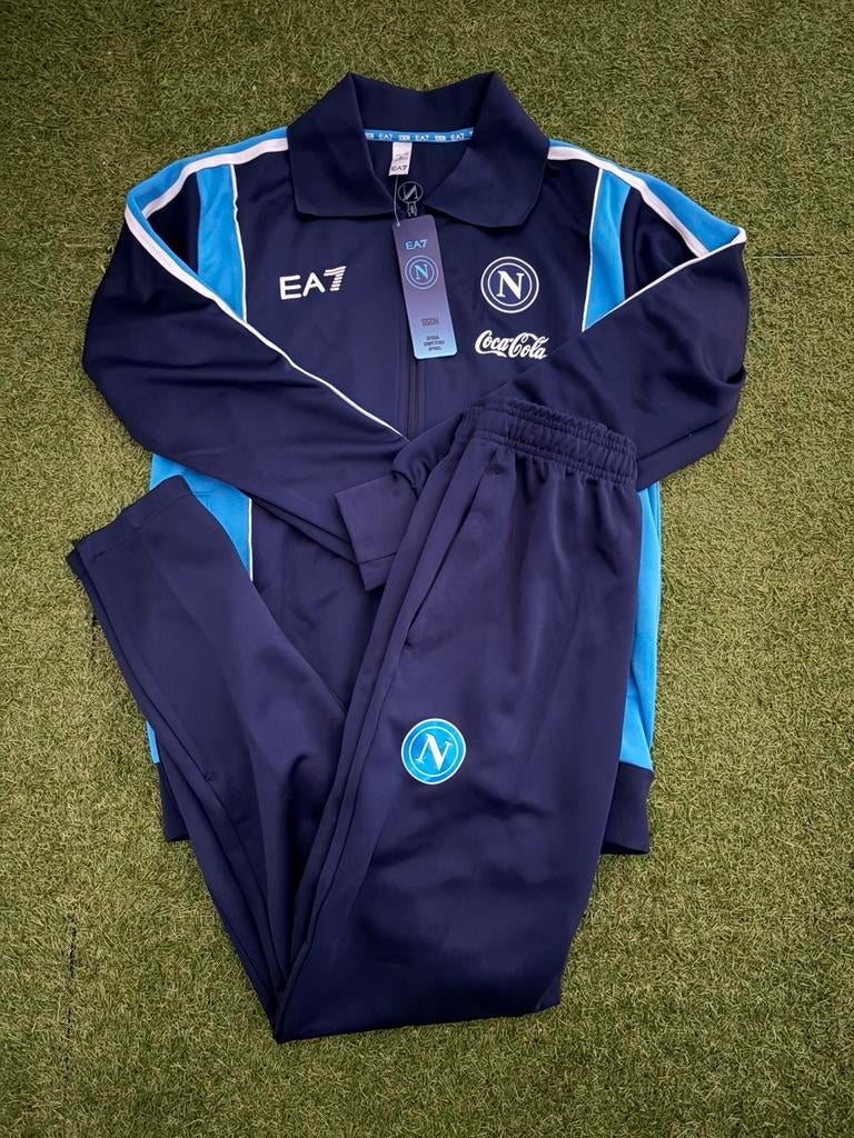 Napoli trainingspak 25/26 EA7, Blauw, Nieuw, Ophalen of Verzenden, Voetbal