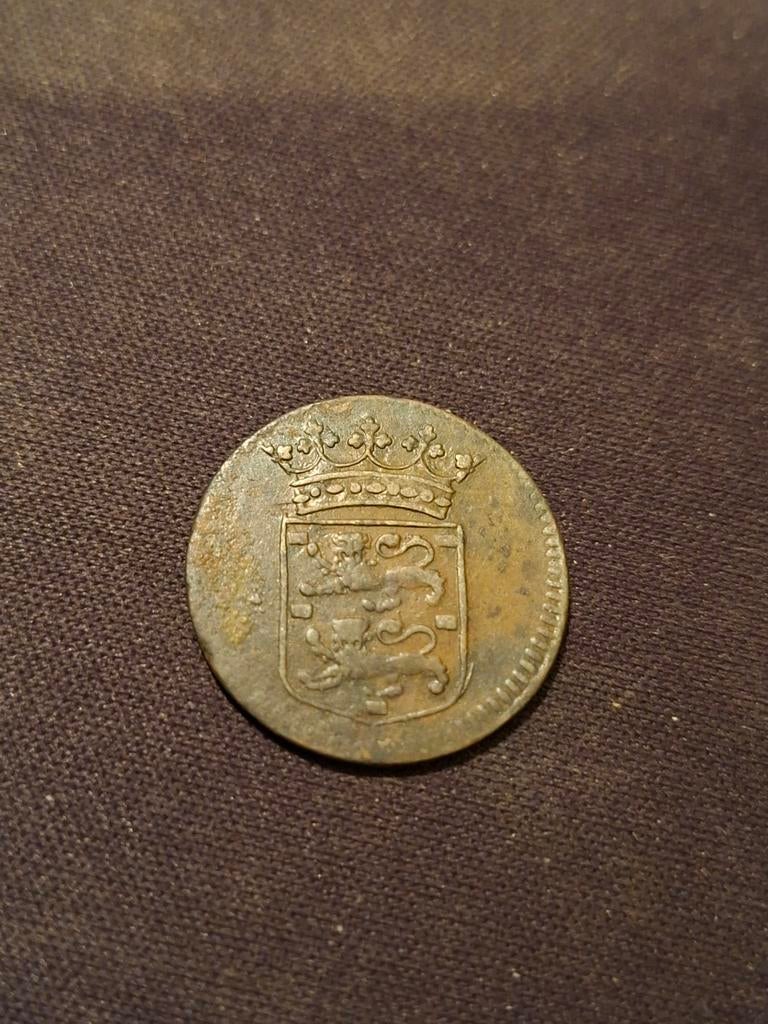 VOC Duit 1737 West Friesland, Ophalen of Verzenden