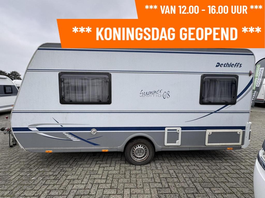 Dethleffs EF 3 SUMMER ED. '08, ENKELE BEDDEN, TOILET/DOUCHE, Serviceluik, Tot en met 2, Bedrijf, 750 - 1000 kg