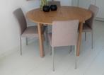 Eetkamer set, Ophalen, Zo goed als nieuw, Modern, 4 tot 6 stoelen