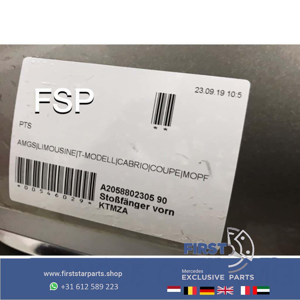 W205 C43 AMG Voorbumper Facelift 2014-2020 COMPLEET originee, Gebruikt, -, Voor, Ophalen of Verzenden