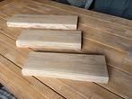 Eiken wandplanken (nieuw, 3 stuks), Ophalen of Verzenden, Nieuw