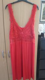 Nachthemd met kant 3XL, Ophalen of Verzenden, Nieuw, Rood, Lingerie of Zwemkleding