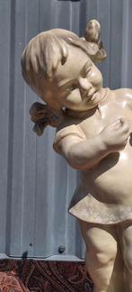 Vintage waterornament meisje met eend...zo lief😍, Ophalen, Overige materialen, Gebruikt, .