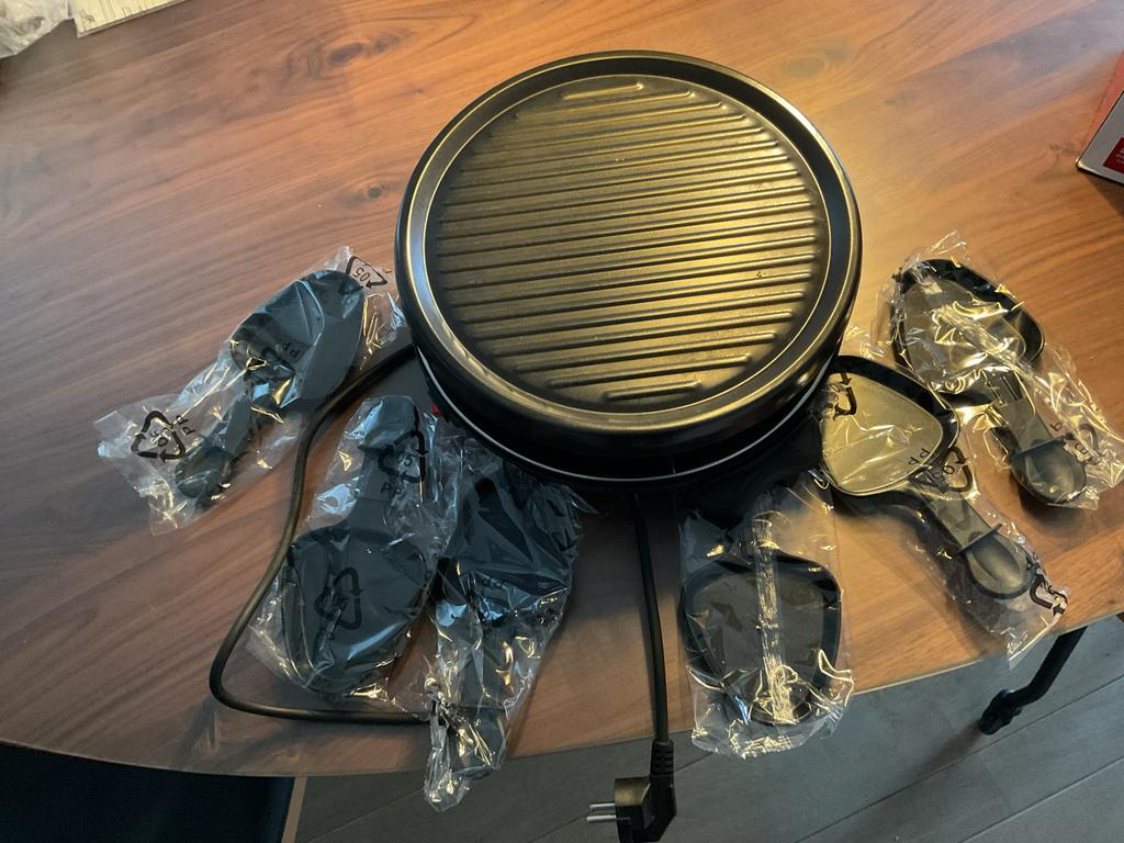 Inventum GR601 Gourmet & Raclette Grill - Nieuw in doos, Ophalen of Verzenden, Nieuw, 4 t/m 7 personen
