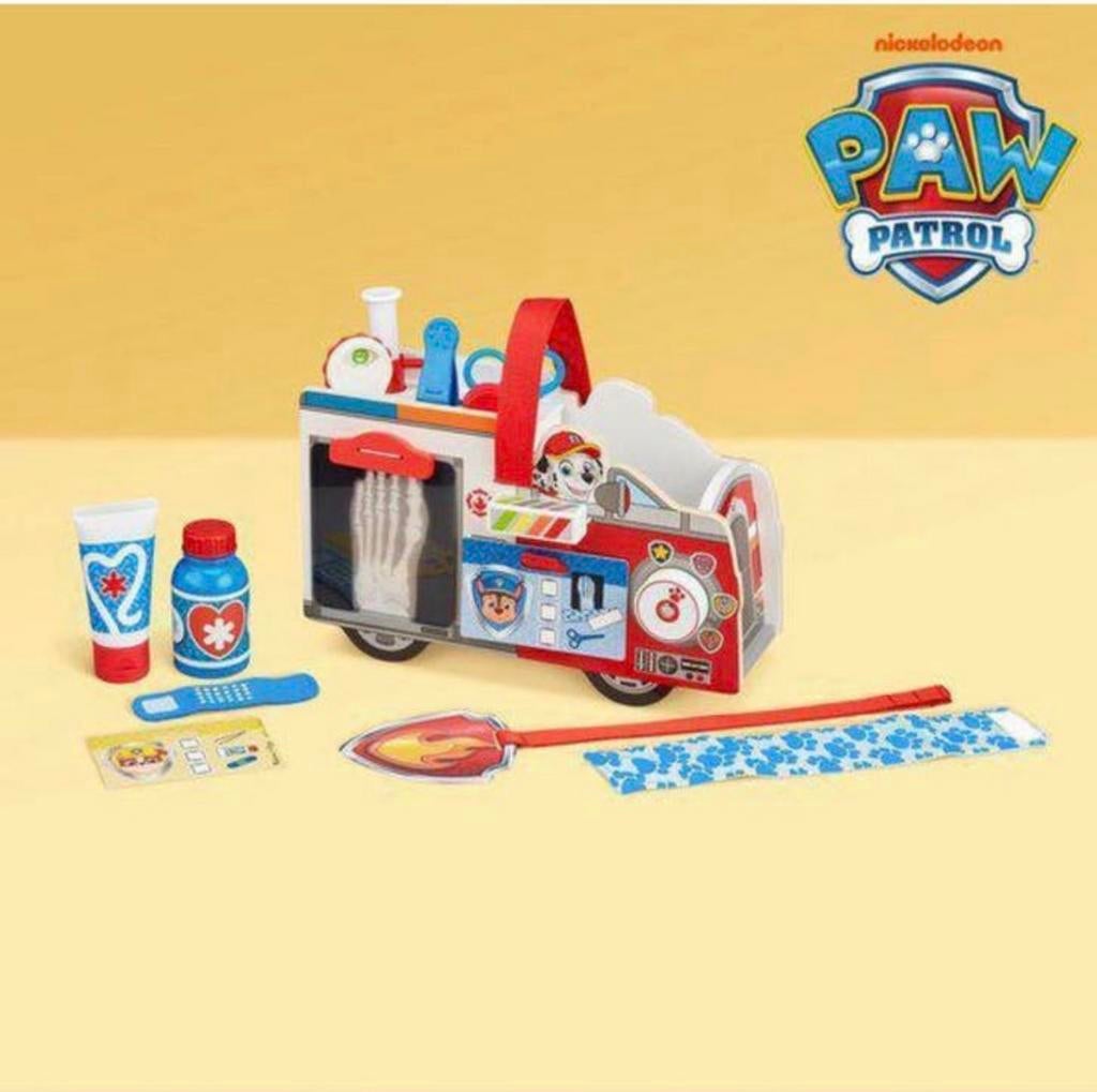 Paw Patrol Wood Rescue Caddy houten voertuig hout speelgoed, Ophalen of Verzenden, H, H, H