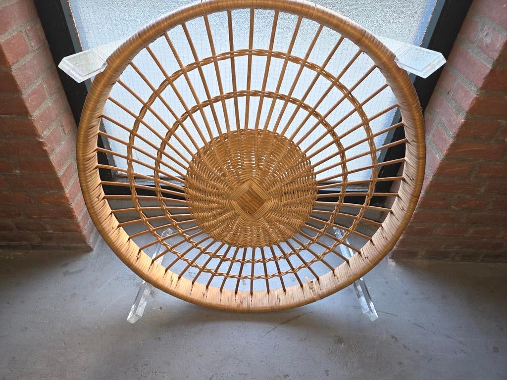 Salontafel, Huis en Inrichting, Tafels | Salontafels, Gebruikt, 100 tot 150 cm, Glas, Minder dan 50 cm