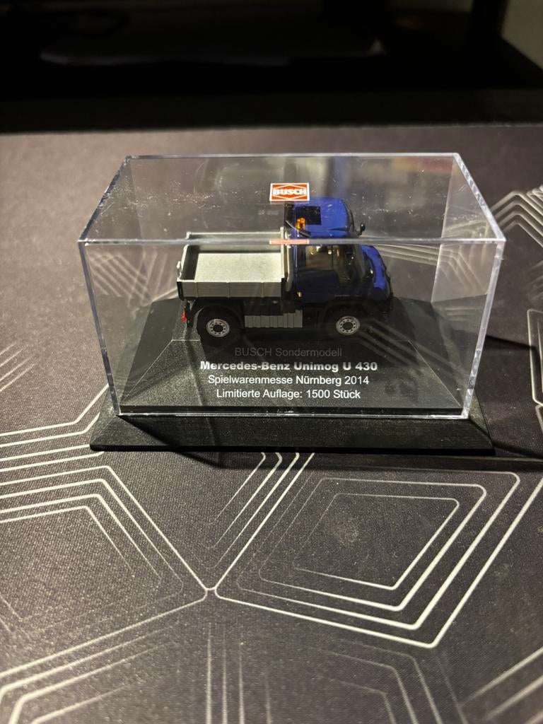 BUSCH Mercedes Benz Unimog U 430, Hobby en Vrije tijd, Modelauto's | 1:43, Ophalen of Verzenden, Nieuw, Auto, Overige merken