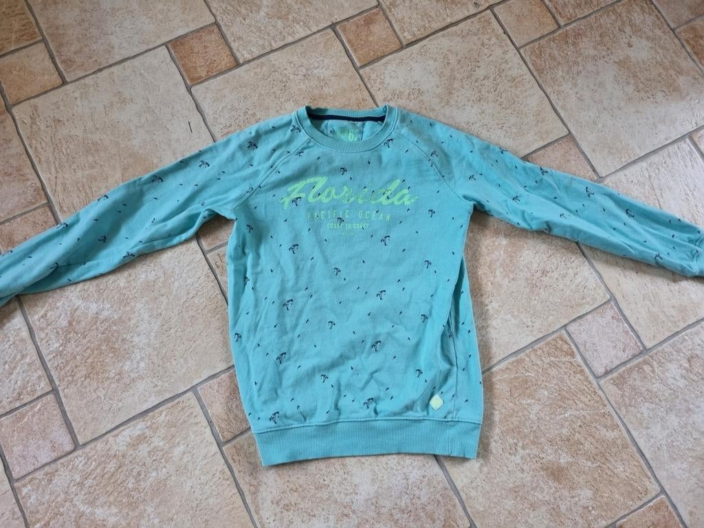 Mooie groen blauwe jongens WE trui maat 170, Kinderen en Baby's, Kinderkleding | Maat 170, WE, Trui of Vest, Nieuw, Ophalen of Verzenden