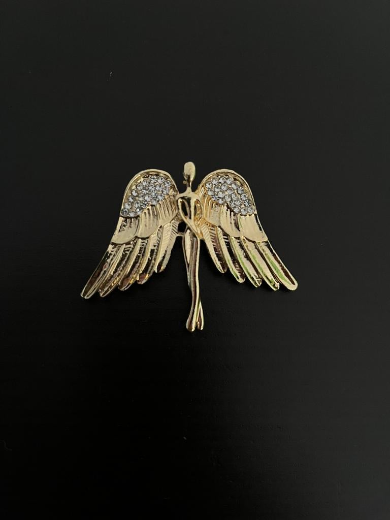 Broche engel, Ophalen of Verzenden, Zo goed als nieuw, Overige materialen