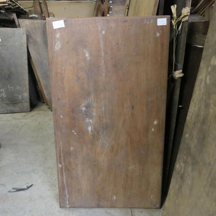 Antieke smalle tafel 127x70 landelijk teak hout AANBIEDING!, Antiek en Kunst, Antiek | Meubels | Tafels, Ophalen of Verzenden