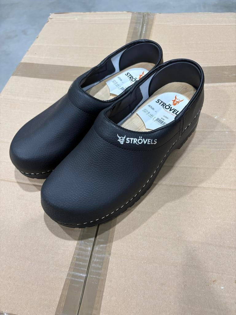 Strovels 304 dichte hiel onbeveiligd maat 43, Kleding | Heren, Schoenen, Klompen, Verzenden, ., Zwart