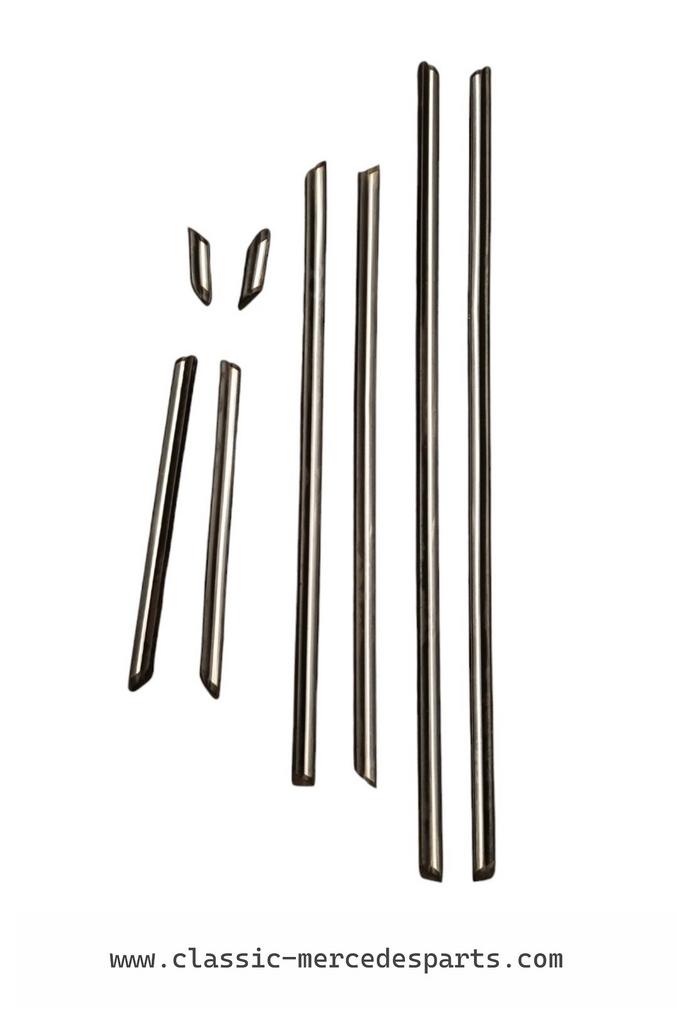 8x Sierstrip / stootlijst Mercedes w116 S-klasse, Auto-onderdelen, Carrosserie en Plaatwerk, Ophalen, Gebruikt, -, -
