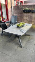 Hartman tuinstoelen en tuintafel, Ophalen, Kunststof, Gebruikt, 6 zitplaatsen