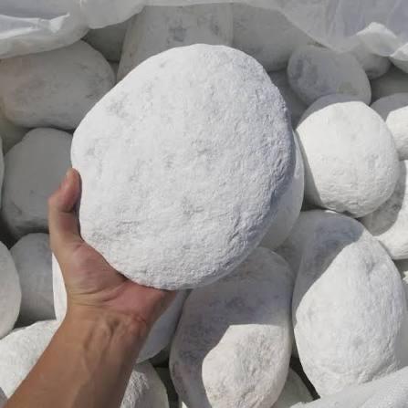 Gezocht: Mooie grote witte of grijze sierkeien (rond/ovaal), Tuin en Terras, Grind, Keien en Split, Ophalen, Gebruikt, Wit, Kei