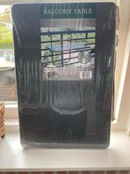 Nieuwe Balkontafel - Compact en Verstelbaar, Ophalen of Verzenden, Nieuw, Rechthoekig, Metaal