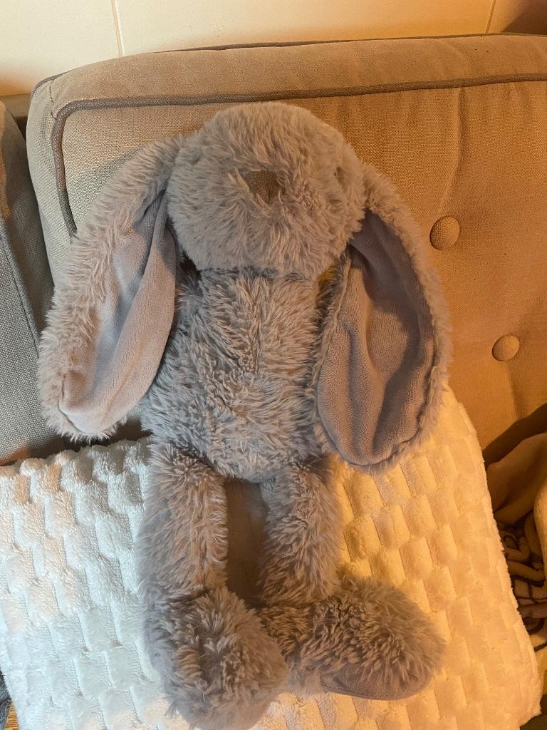 Knuffel konijnen, Ophalen of Verzenden, Nieuw, Konijn, Wasbaar