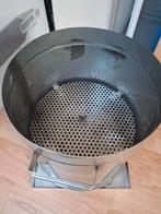 nieuw -RVS houtbrander 350 mm rond H  250 mm, Ophalen, Nieuw, Vuurton