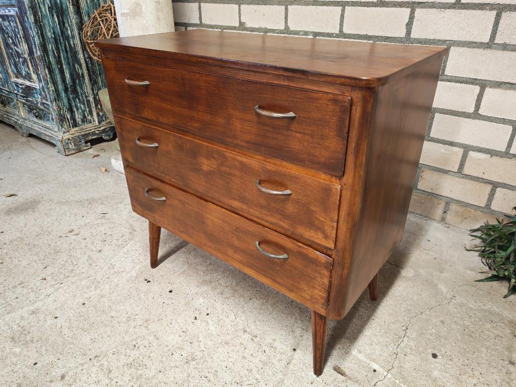 Vintage 60's Ladekastje, Huis en Inrichting, Ophalen, Gebruikt, 60's retro midcentury deens vintage, 50 tot 100 cm