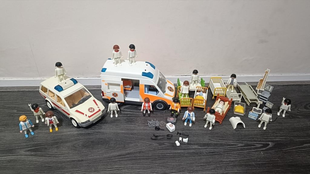 Ambulance set Playmobil, Ophalen of Verzenden, Gebruikt