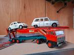 Lion Toys DAF Autotransporter met Auto's, Hobby en Vrije tijd, Modelauto's | 1:50, Ophalen of Verzenden, Gebruikt, Auto, Overige merken