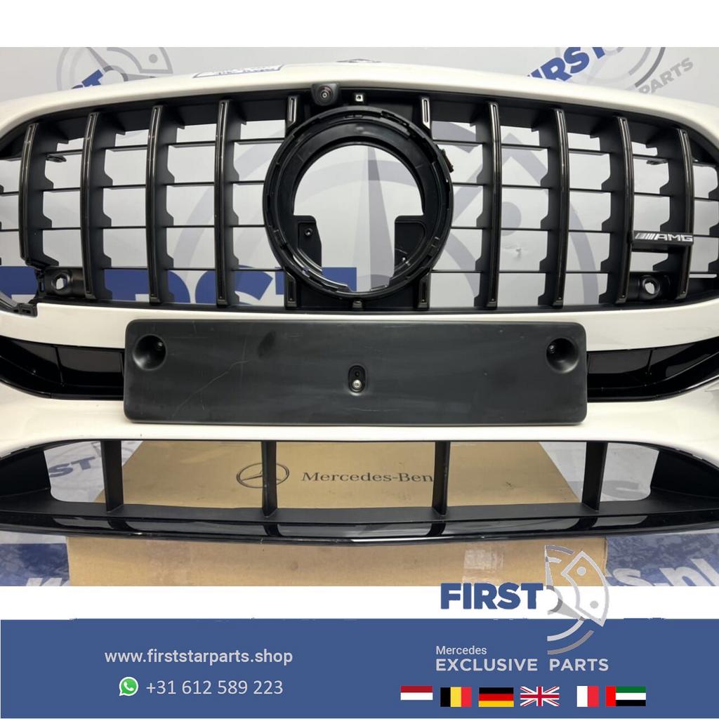 W213 S213 FACELIFT E63 E63s AMG VOORBUMPER WIT COMPLEET + GT, Gebruikt, -, Voor, Ophalen of Verzenden