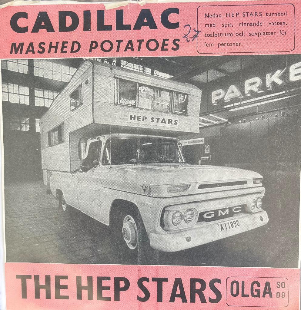 Pre-Abba. Hep Stars Cadillac/Mashed potatoes, Gebruikt, 7 inch, Single, Ophalen of Verzenden