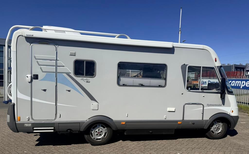 Hymer B544 AUTOMAAT 2.8 JTD 128PK 2x Airco Weinig km, Caravans en Kamperen, Fiat, Particulier, Hymer, Elekrische verwarming