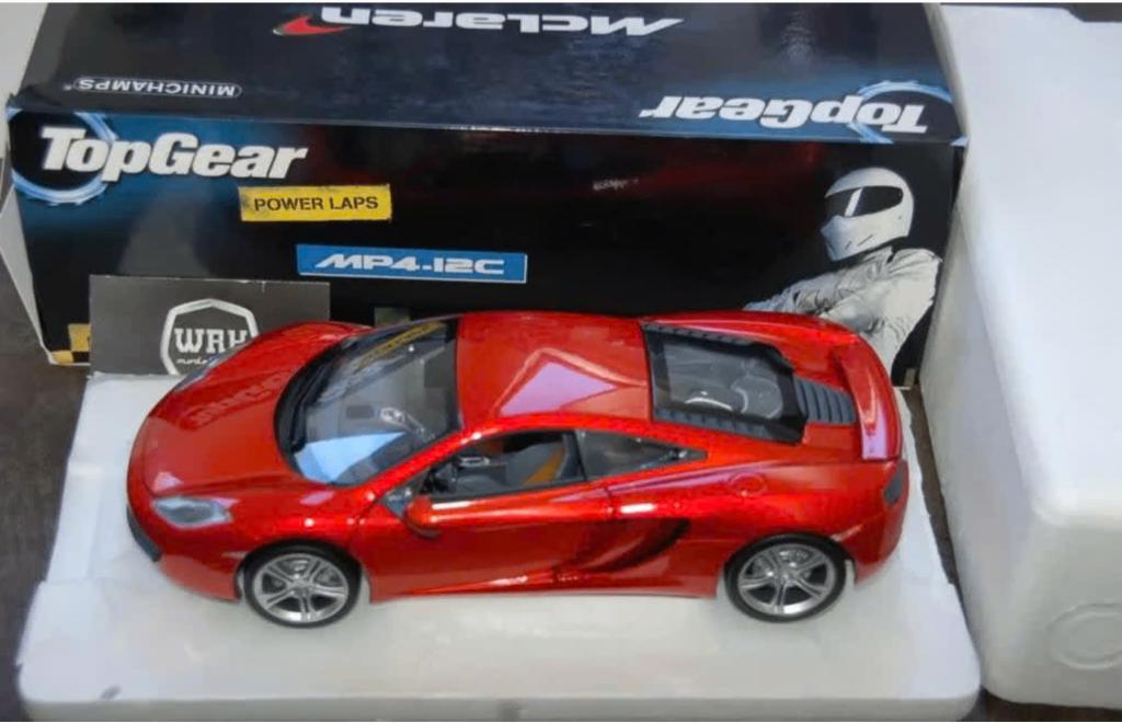 1:18 MCLAREN MP4 12C Top Gear Minichamps zie info WRH, Verzenden, Zo goed als nieuw, Auto, MiniChamps