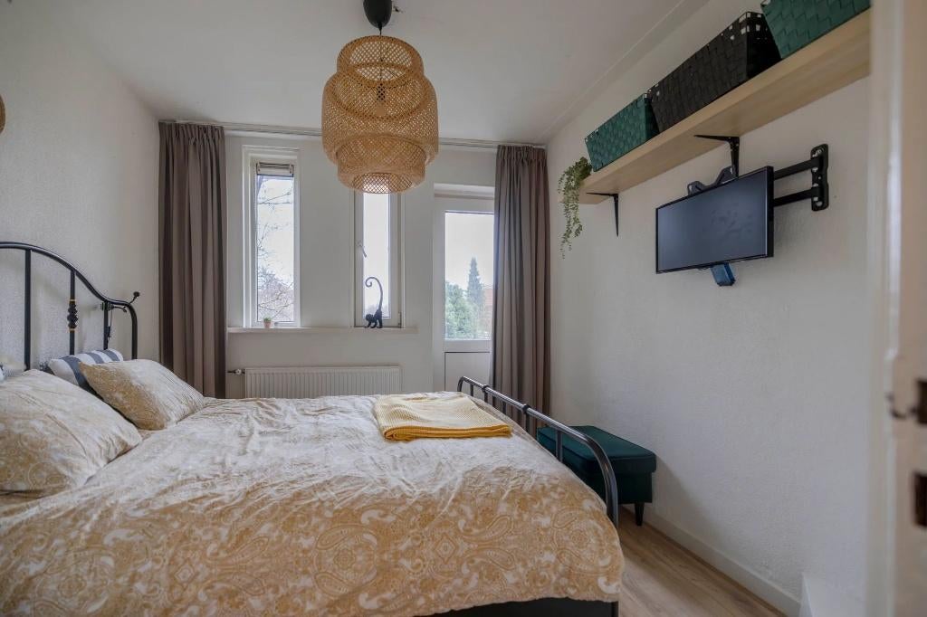 Ikea bed 160*200, Ophalen, Wit, Tweepersoons, Zo goed als nieuw