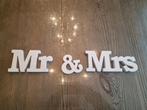 Mr & Mrs decoratie letters, Ophalen