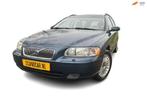 Volvo V70 2.4, Auto's, Voorwielaandrijving, Beige, Blauw, Leder en Stof
